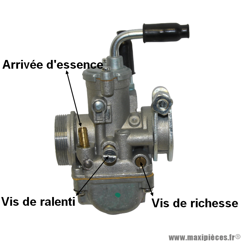 Carburateur type PHBG 17,5 montage rigide pour cyclomoteur, scooter, mécaboite et autres * Prix spécial !