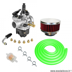 Pack carburation racing PHVA 17,5 pour moto 50 à boite scooter cyclomoteur et autres * Prix spécial !