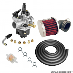 Pack carburation racing PHVA 17,5 pour moto 50 à boite scooter cyclomoteur et autres * Prix spécial !