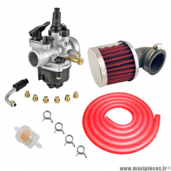 Pack carburation racing PHVA 17,5 pour moto 50 à boite scooter cyclomoteur et autres * Prix spécial !