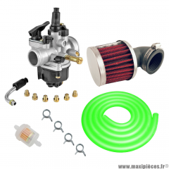 Pack carburation racing PHVA 17,5 pour moto 50 à boite scooter cyclomoteur et autres * Prix spécial !