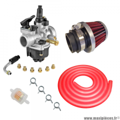 Pack carburation racing PHVA 17,5 pour moto 50 à boite scooter cyclomoteur et autres * Prix spécial !