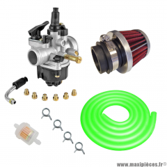 Pack carburation racing PHVA 17,5 pour moto 50 à boite scooter cyclomoteur et autres * Prix spécial !