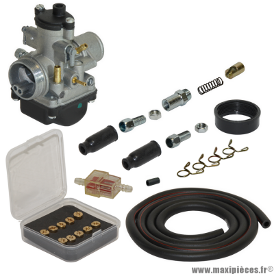 Pack carburateur PHBG 21 (stater à câble) universel adaptable pour moto, 50 à boite, scooter, cyclomoteur et autres véhicules * Prix spécial !