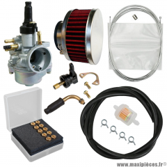 Pack carburation racing PHVA 17,5 universel pour moto 50 à boite scooter cyclomoteur * Prix spécial !