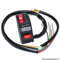 Commodo/commutateur universel pour moto et autres véhicules