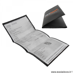 Étui/pochette porte carte grise et autre documents de véhicules Maxipieces ( 3 volets) matière PVC