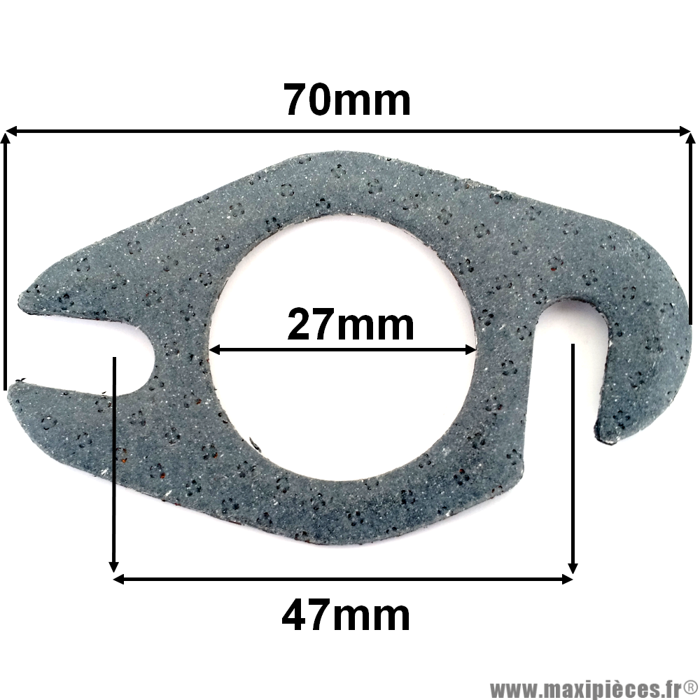 Joint de pot échappement mob mecaboite scooter Mbk booster ovetto nitro, Piaggio typhoon nrg et autres (bride renforcé)