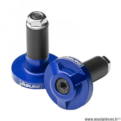 Embouts de guidon (x2) Yasuni pro race bleu Ø14mm