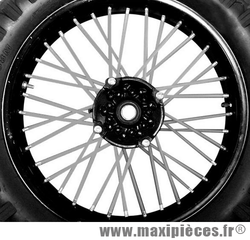 Couvre rayons spoke skins blanc pour jante moto 19 et 21 pouces - Maxi  Pièces 50