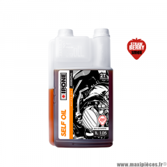 Huile self oil fraise semi-synthèse ipone pour 2t scooter 50 à boite cyclomoteur moto ... * Prix spécial !