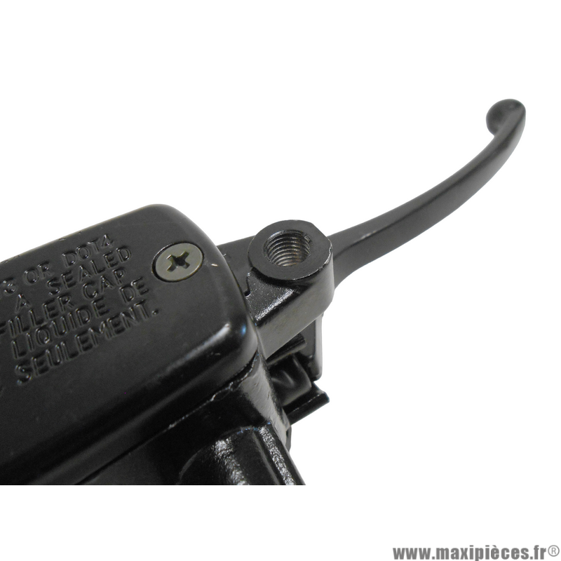 Maitre cylindre de frein avant complet droit universel (avec fixation pour rétroviseur diamètre 10mm) * Prix spécial !