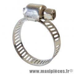 Collier de serrage acier ouverture max 26mm fermeture max 12mm (A l'unité) pour Scooter, Mécaboite, Mobylette, Maxi Scooter, Moto, Quad * Prix spécial !