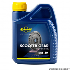 Huile boite/transmission Putoline gear sae 10w30 vendu en 500ml pièce pour Scooter, Mécaboite, Mobylette, Moto, Quad, Maxi Scooter