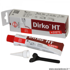 Pate à joint dirko (ELRING) haute température (+315°C/-60°C) rouge silicone (70ml)