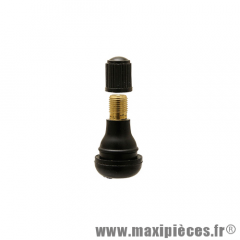 Valve de pneu droite 33mm avec bouchon