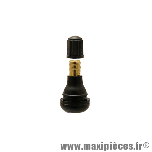 Valve de pneu droite 33mm avec bouchon