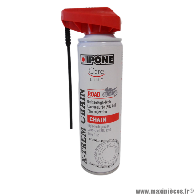 Sprays lubrifiants chaîne ipone x-trem chain (250ml)