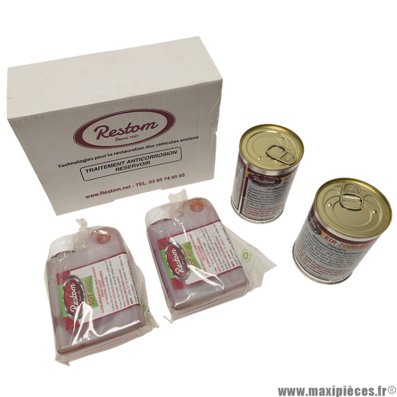 Kit Poly 2‑5 Restom pour restauration de réservoirs à carburant en polyester, vinylester, carbone, ABS, polyamide et époxy * Prix spécial !