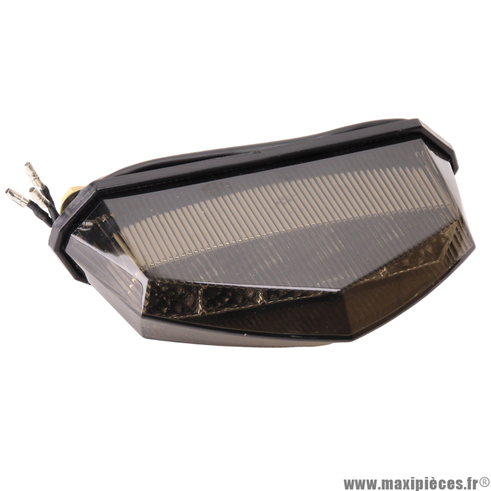 Feu arrière fumé à leds (x10) homologué universel adaptable pour moto et 50 à boite Derbi senda et autres * Prix spécial !
