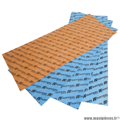 Kit de 4 feuille a faire les joint en carton préssé taille 0.30MM X1/0.50mm X2/0.80mm X1 pour cylindre piston, carter moteur ect ...