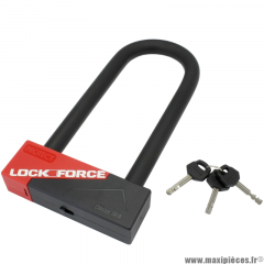 Antivol U Lockforce Protect 240 x 84mm Ø19mm - 3 clés - Homologué classe SRA * Prix spécial !