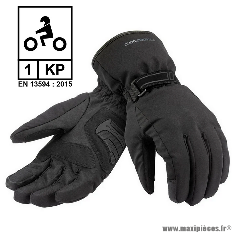 Gants automne-hiver marque Tucano Urbano homme password plus noir étanche taille 10/XL (compatible écran tactile)  * Prix spécial !