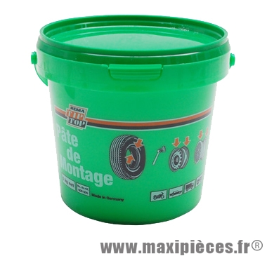 Pâte de montage couleur noir pour tous pneus pot de 1Kg