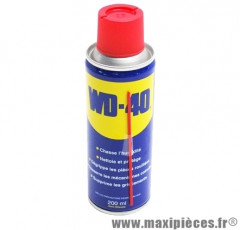 Spray dégrippant multifonction WD40 aérosol de 200ml