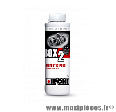 Huile de boite ipone box 2 synthetic plus pour 2t 50 à boite scooter moto ...