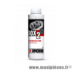 Huile de boite ipone box 2 synthetic plus pour 2t 50 à boite scooter moto ...