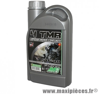 Huile moteur 4 temps TMR synthese 5w40 Minerva pour moto (bidon de 1L)