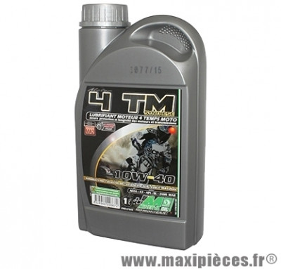 Huile moteur 4 temps 10w40 Minerva pour moto (bidon de 1L)