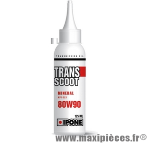 Huile de transmission transcoot ipone tous scooters 2t dosette de 125 ml