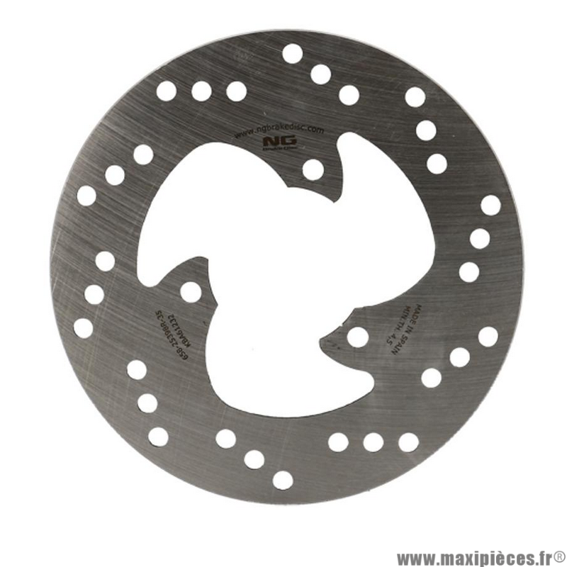 Disque frein arrière (diamètre 190) marque NG pour maxi-scooter 125-150 / 180 yamaha / mbk majesty / skyliner