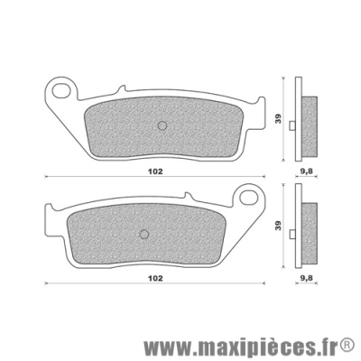 Plaquettes de freins pour Kymco xciting 250/300/500