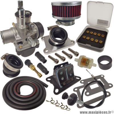 Pack carburation sport PHBG 21 pour aprilia rs derbi senda drd gpr fenix gilera smt euro 2/3/4 * Prix spécial !