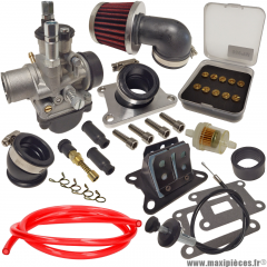 Pack carburation sport PHBG 21 pour aprilia rs derbi senda drd gpr fenix gilera smt euro 2/3/4 * Prix spécial !