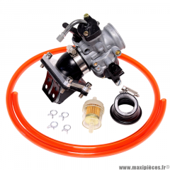 Pack carburation big config Dellorto PHVD 22 BS motorisation am6 50cc 2T Yamaha Mbk Fantic Sherco rieju Peugeot et autres * Prix spécial !