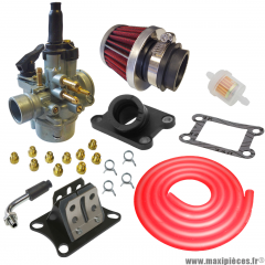 Pack carburation racing pour motorisation minarelli am6 aprilia rs rx 50 peugeot xp6 xps yamaha tzr * Prix spécial !