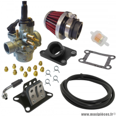 Pack carburation racing pour motorisation minarelli am6 aprilia rs rx 50 peugeot xp6 xps yamaha tzr * Prix spécial !