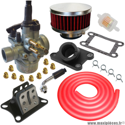 Pack carburation racing pour motorisation minarelli am6 aprilia rs rx 50 peugeot xp6 xps yamaha tzr * Prix spécial !
