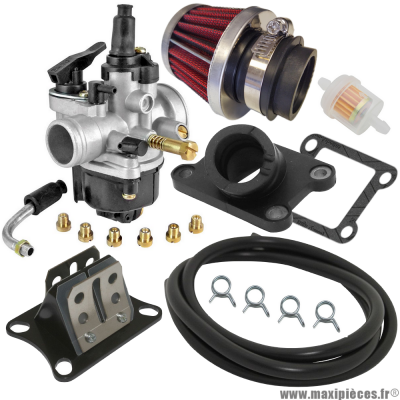 Pack carburation racing pour motorisation minarelli am6 aprilia rs rx 50 peugeot xp6 xps yamaha tzr * Prix spécial !