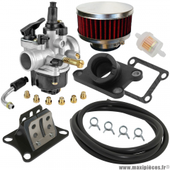 Pack carburation racing pour motorisation minarelli am6 aprilia rs rx 50 peugeot xp6 xps yamaha tzr * Prix spécial !