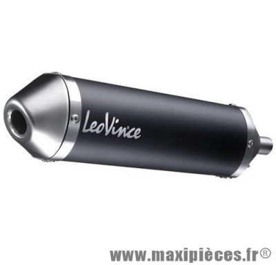 Silencieux black édition pour pot d'échappement 50 a boite x-fight Leovince