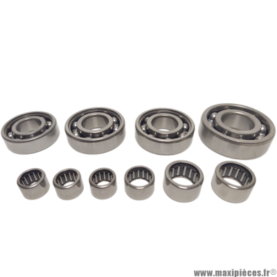 Kit roulements + Douilles à aiguille pour boîte de vitesse Minarelli am6 50CC 2T * Prix spécial !