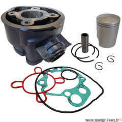 Kit haut moteur 50cc Carenzi fonte compatible moteur minarelli am6 50 à boite rieju, beta, aprilia rs rx, malaguti xsm xtm, peugeot xp6 xps, yamaha tzr, Mbkx-power