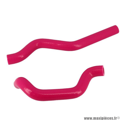 Durite eau Tun'r pour moto 50 rieju mrt/beta rr/sherco silicone rose (x2)