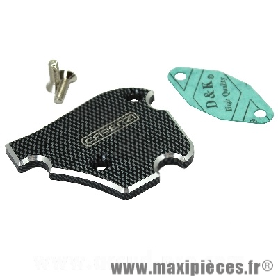 OBTURATEUR DE POMPE A HUILE CARENZI IMITATION CARBONE POUR DERBI SENDA MOTORISATION EURO 3 ET 4