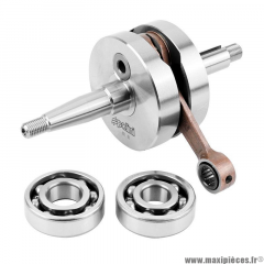 Vilebrequin/embiellage renforcé Polini for race Minarelli AM6 pour aprilia mx rs50 rx beta enduro rr sm mbk x-limite peugeot xp6 xr6 yamaha dtr tzr...